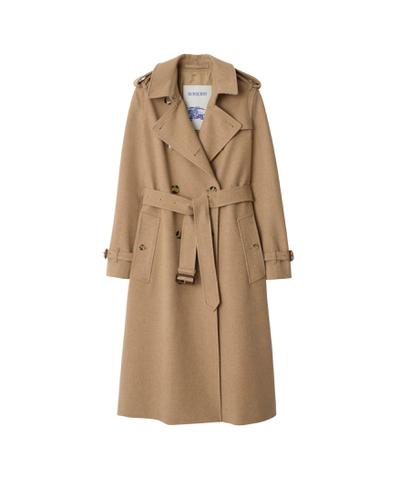 ロング カシミア ケンジントン トレンチコート