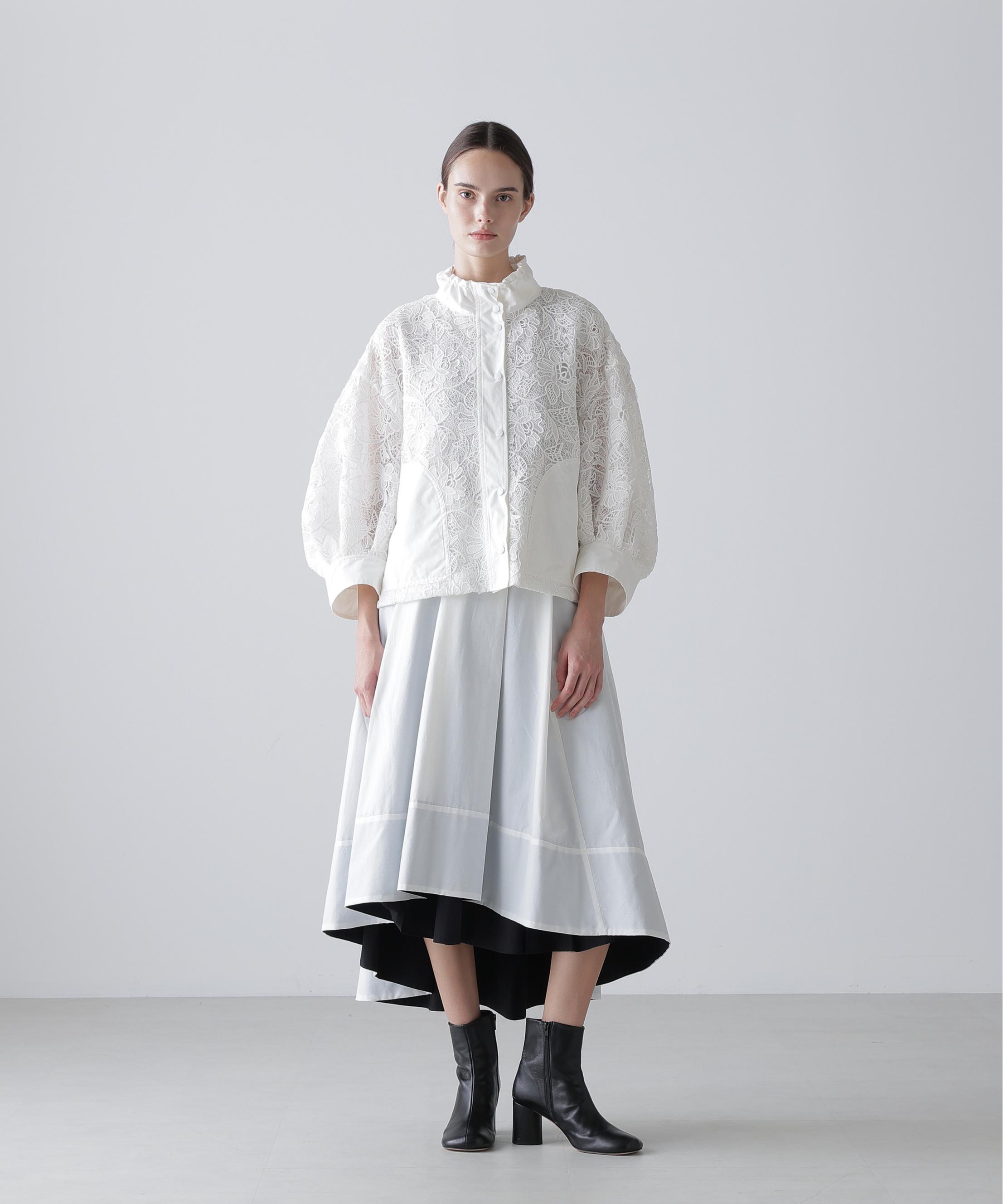 ◇ナイロンダンプ×レースブルゾン(O10744945)｜阪急百貨店公式通販