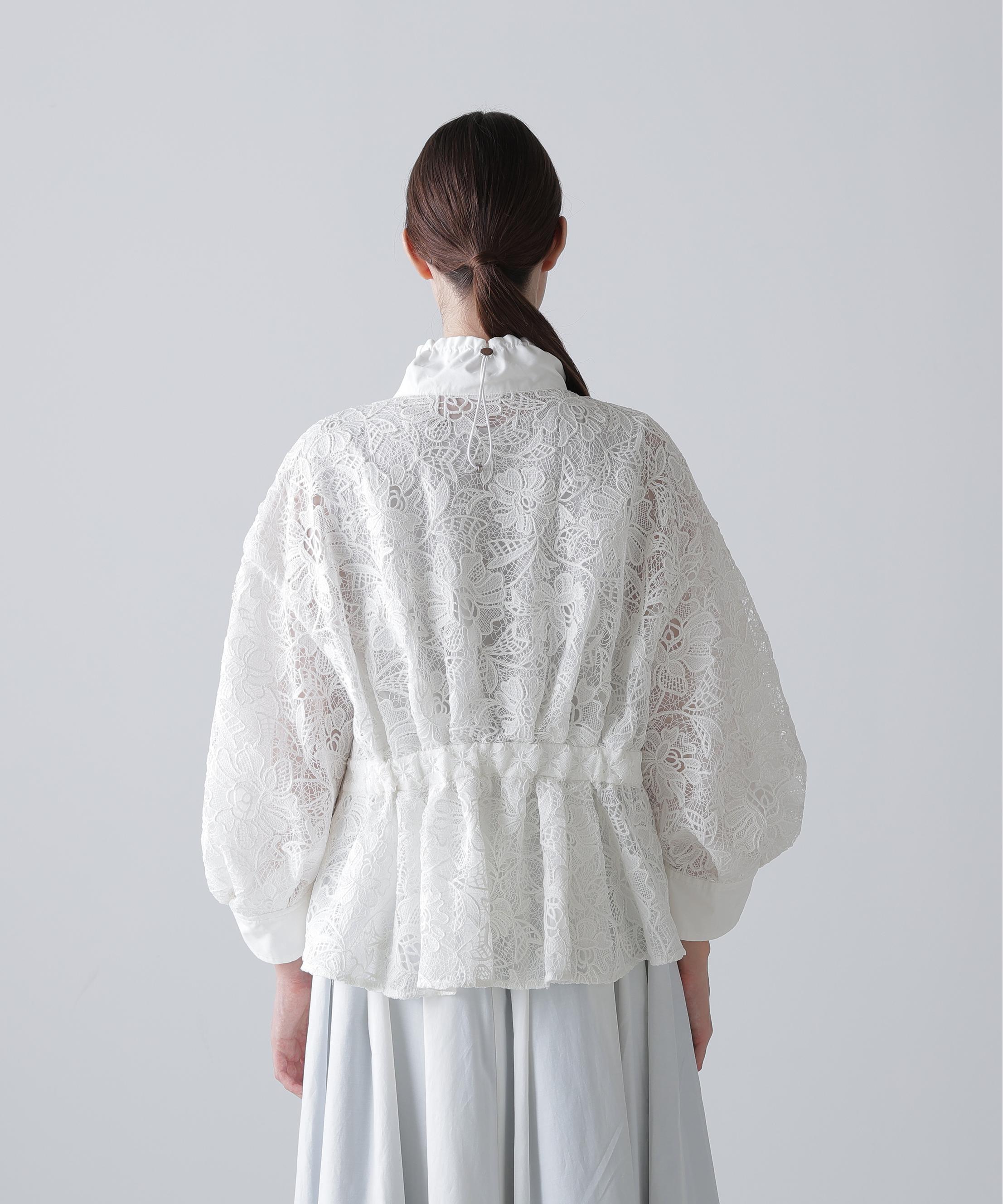 ◇ナイロンダンプ×レースブルゾン(O10744945)｜阪急百貨店公式通販