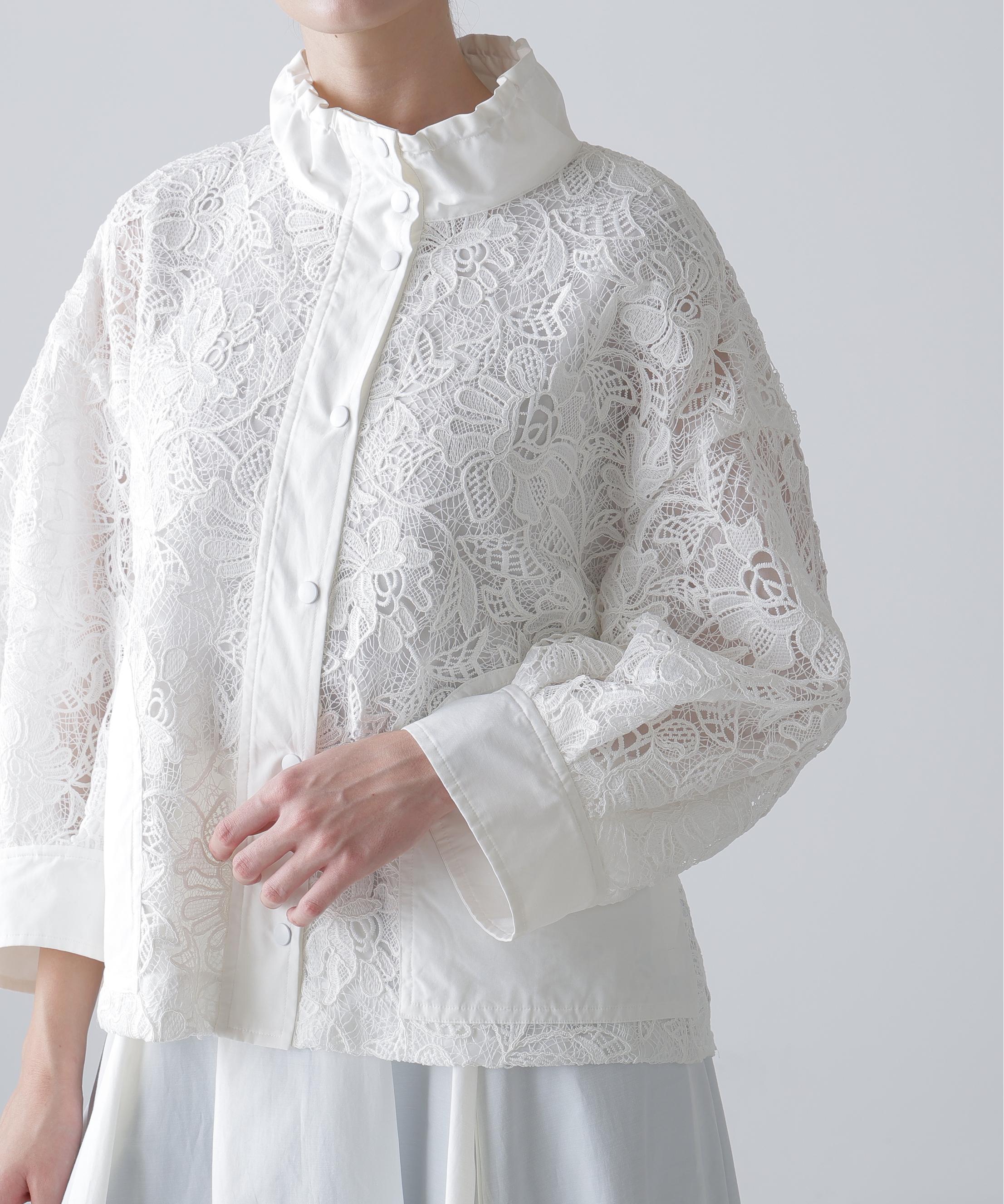 レースブルゾン セール】LACE SHEER BLOUSON / レースシアーブルゾン（ブルゾン