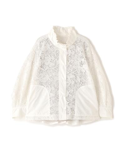 ◆ナイロンダンプ×レースブルゾン