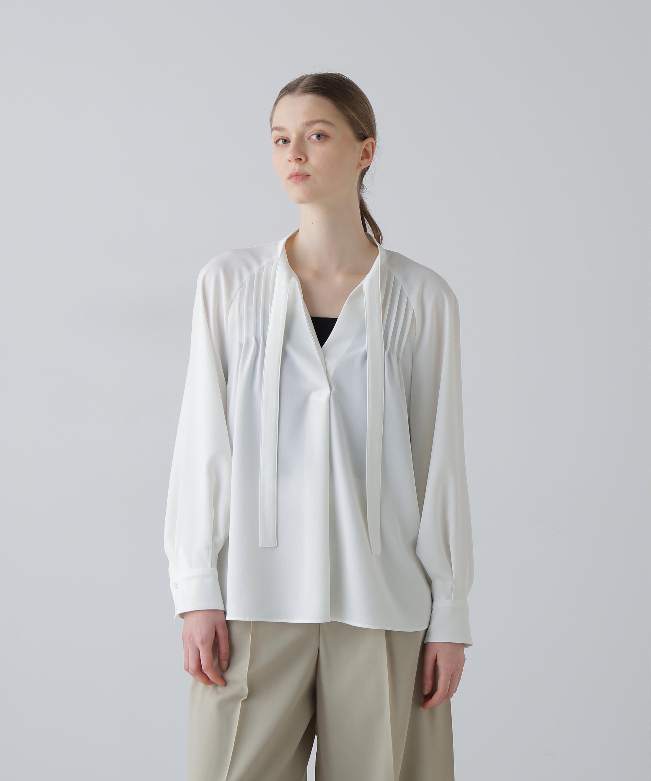 バックサテンジョーゼットブラウス(O10753638)｜阪急百貨店公式通販