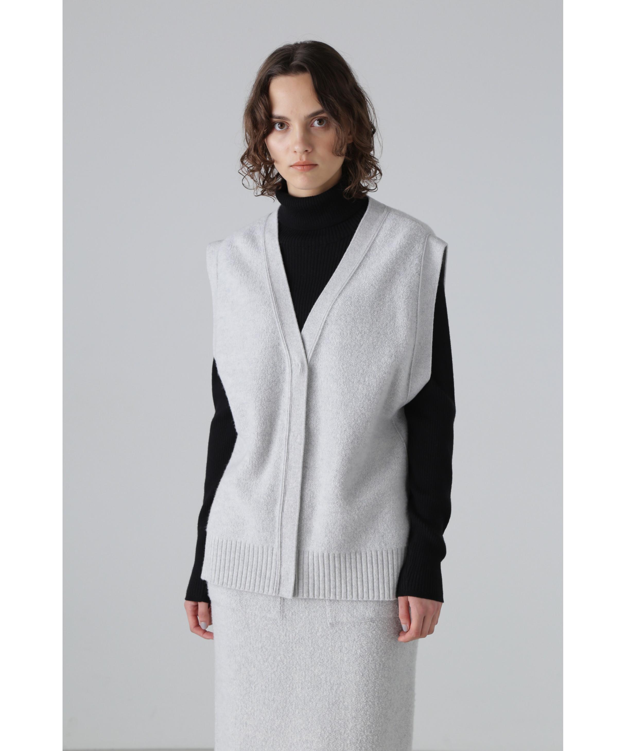 ADORE ◆パイルニットカーディガン グレー 38 ADORE ◆パイルニットカーディガン グレー 38