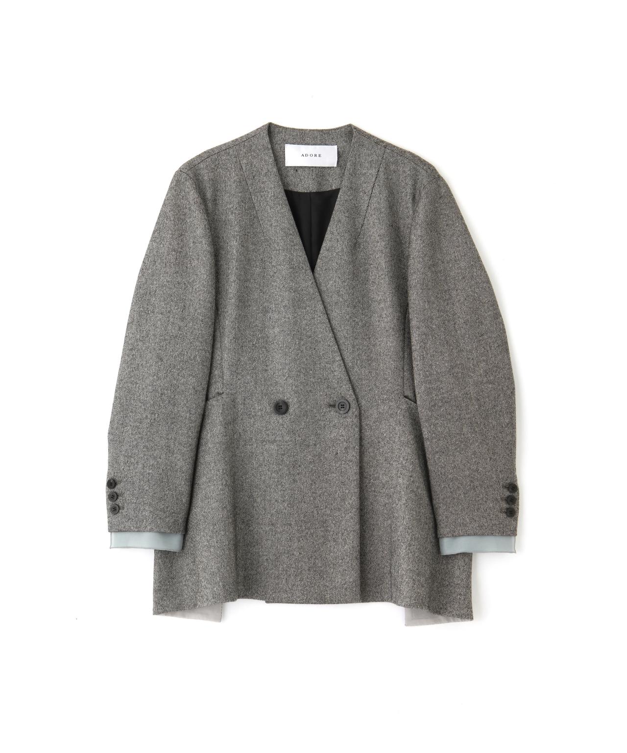 アドーア　ジャケット Ca混2TONEリバージャケット | ADORE（アドーア） ｜【公式