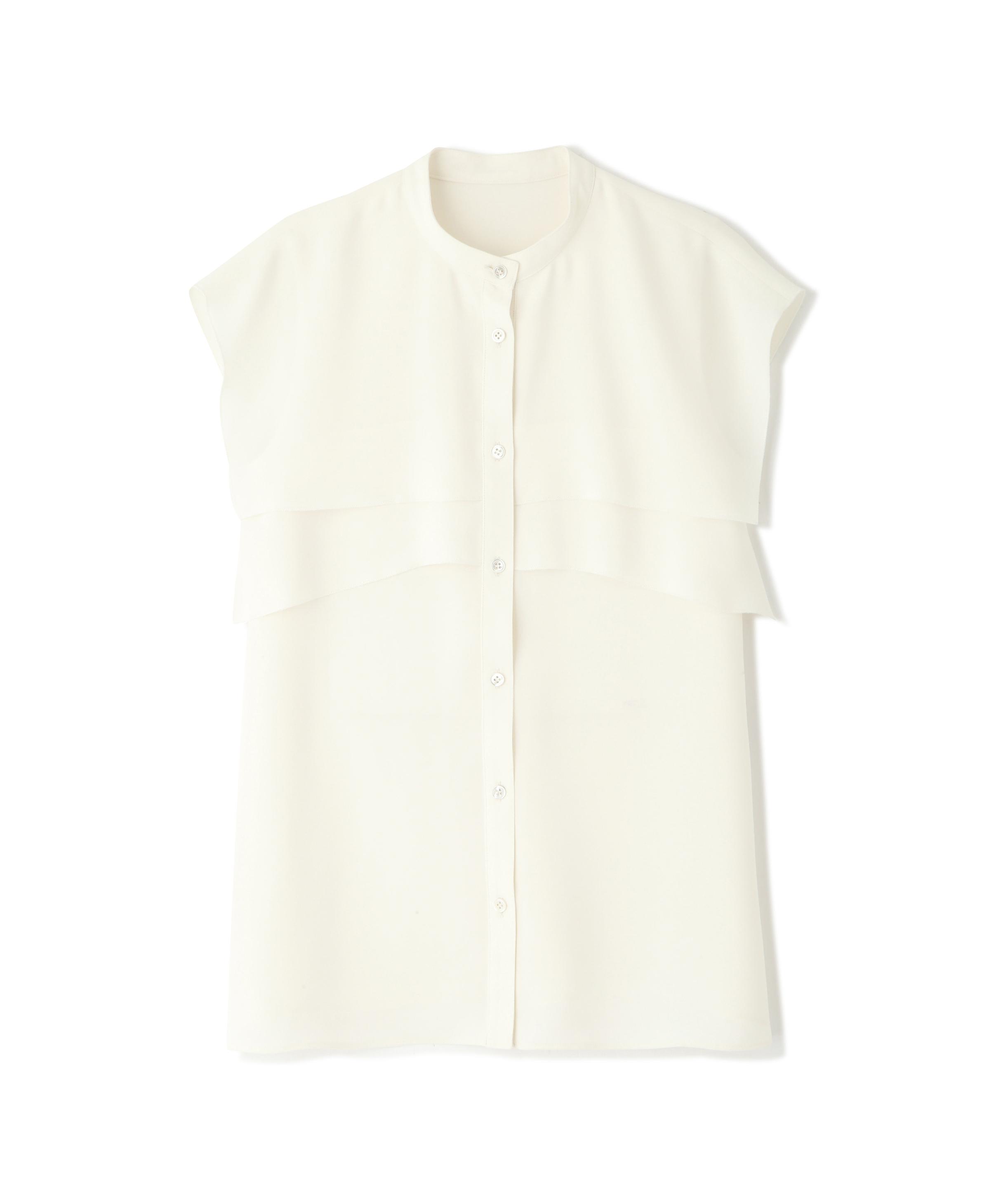 ADORE ◆ソフトジョーゼットノースリーブブラウス ホワイト ３８