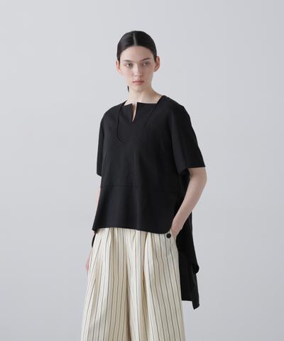 ナチュラルツイルブラウス