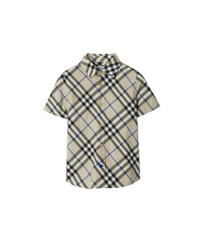 チェック コットンシャツ