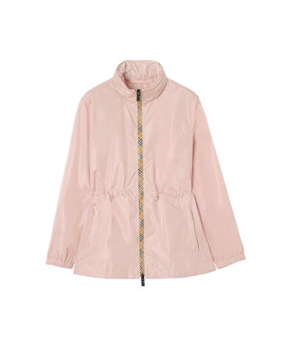 ショート チェッカーテープ ナイロンパーカー