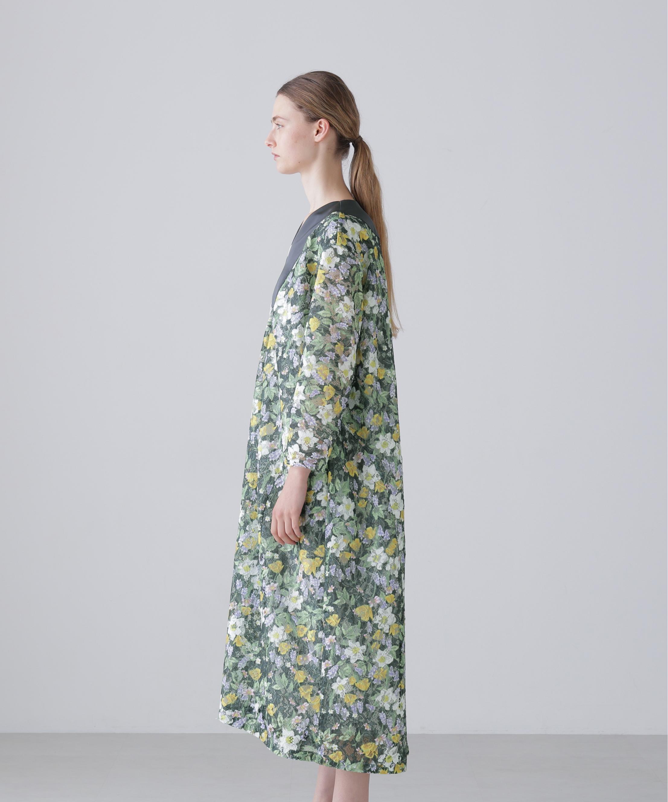 ◇ボタニカルプリントレースワンピース(O10800147)｜阪急百貨店公式