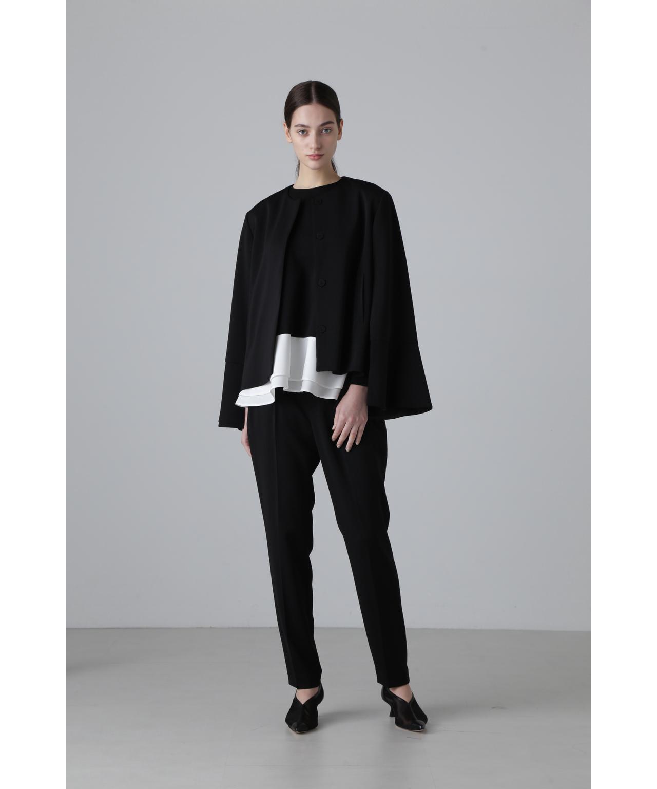 d.i.a. ショーパン3点セット カットジョーゼットタックテーパードパンツ