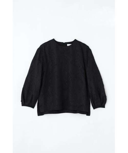 シルクウールジャガードブラウス(O10682933)｜阪急百貨店公式通販 