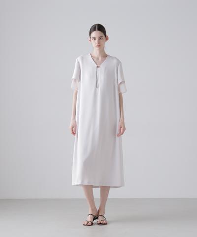 ドライタッチジョーゼットワンピース