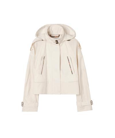 クロップド ライトウェイトコットン レディムーア ジャケット□