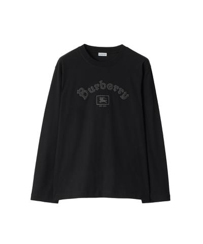 ロングスリーブ ゴシックロゴ コットンTシャツ