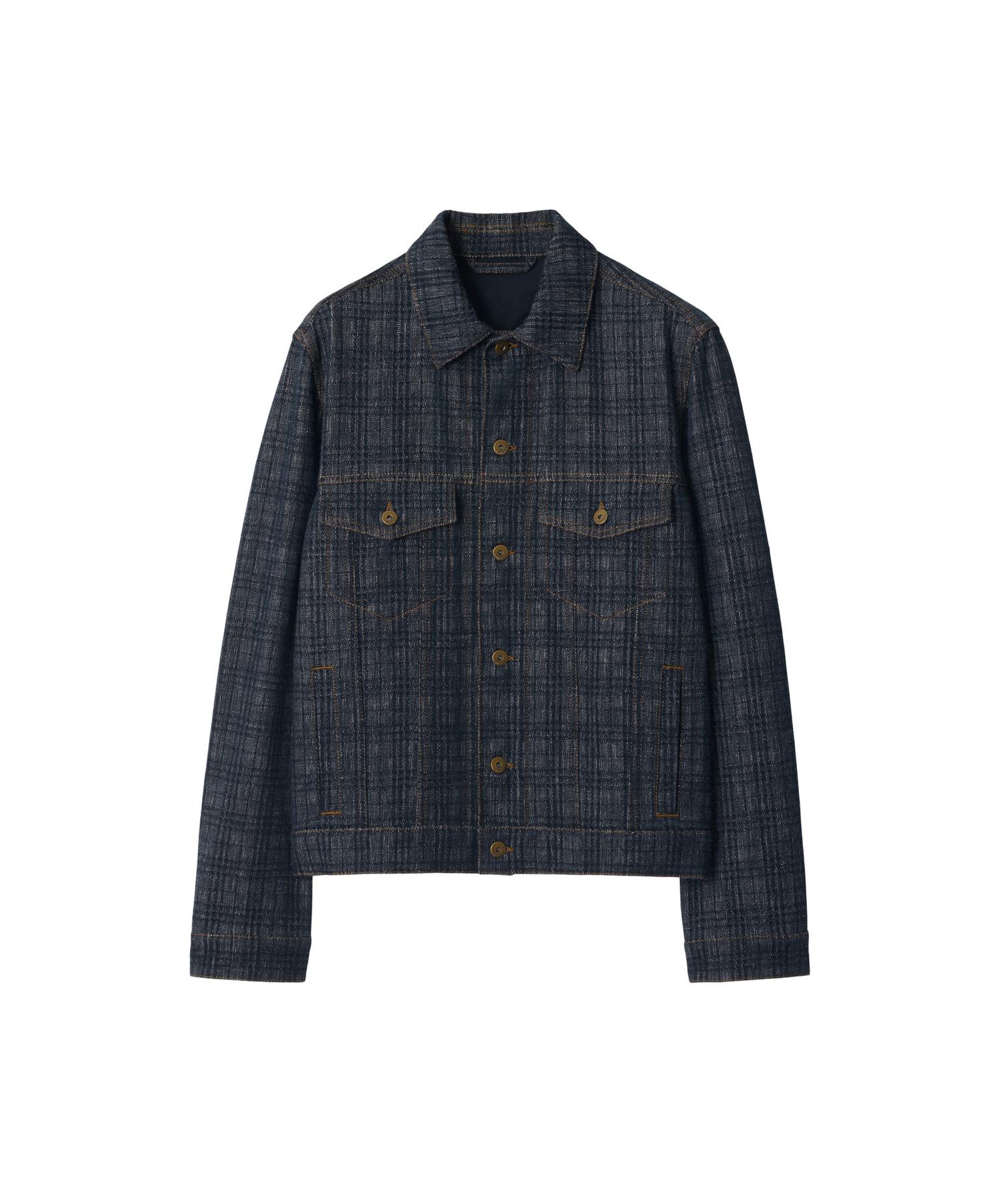 チェック デニムジャケット(O10707679)｜HANKYU MEN'S / 阪急メンズ