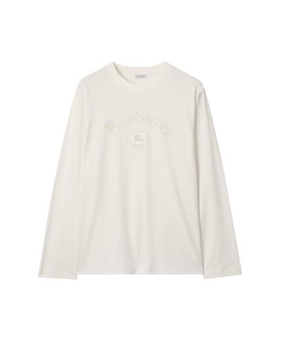 ロングスリーブ ゴシックロゴ コットンTシャツ