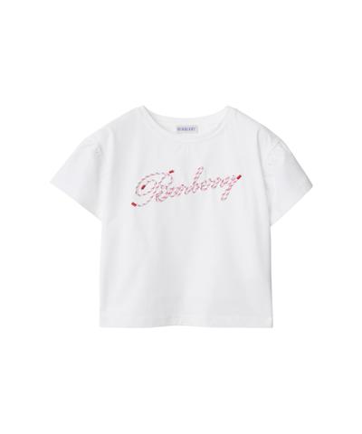 レースロゴ コットンTシャツ