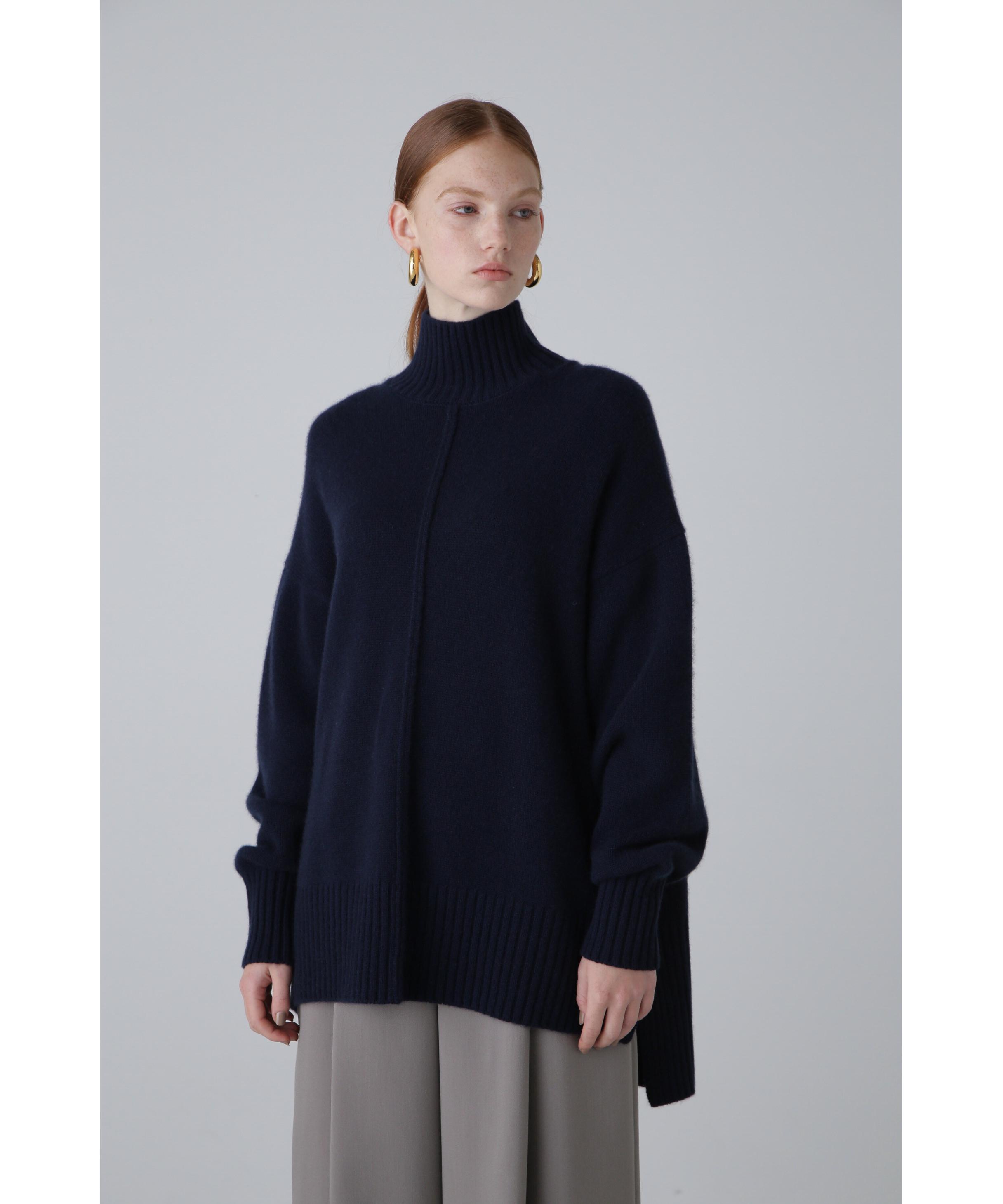 ADORE ピュアカシミヤニット ネイビー 38 ADORE ピュアカシミヤニット ネイビー 38