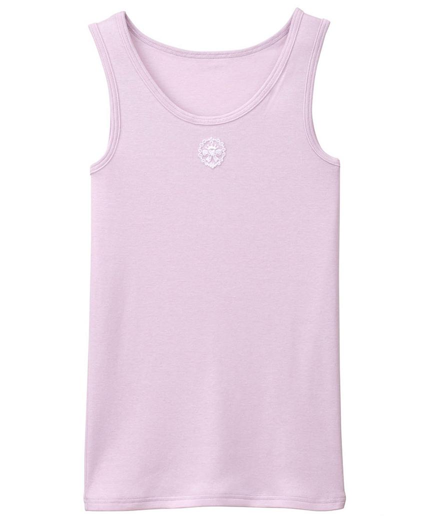 WACOALKIDS 女児トップ（ノースリーブ）（ＣＫＸ１０４） パープル 140