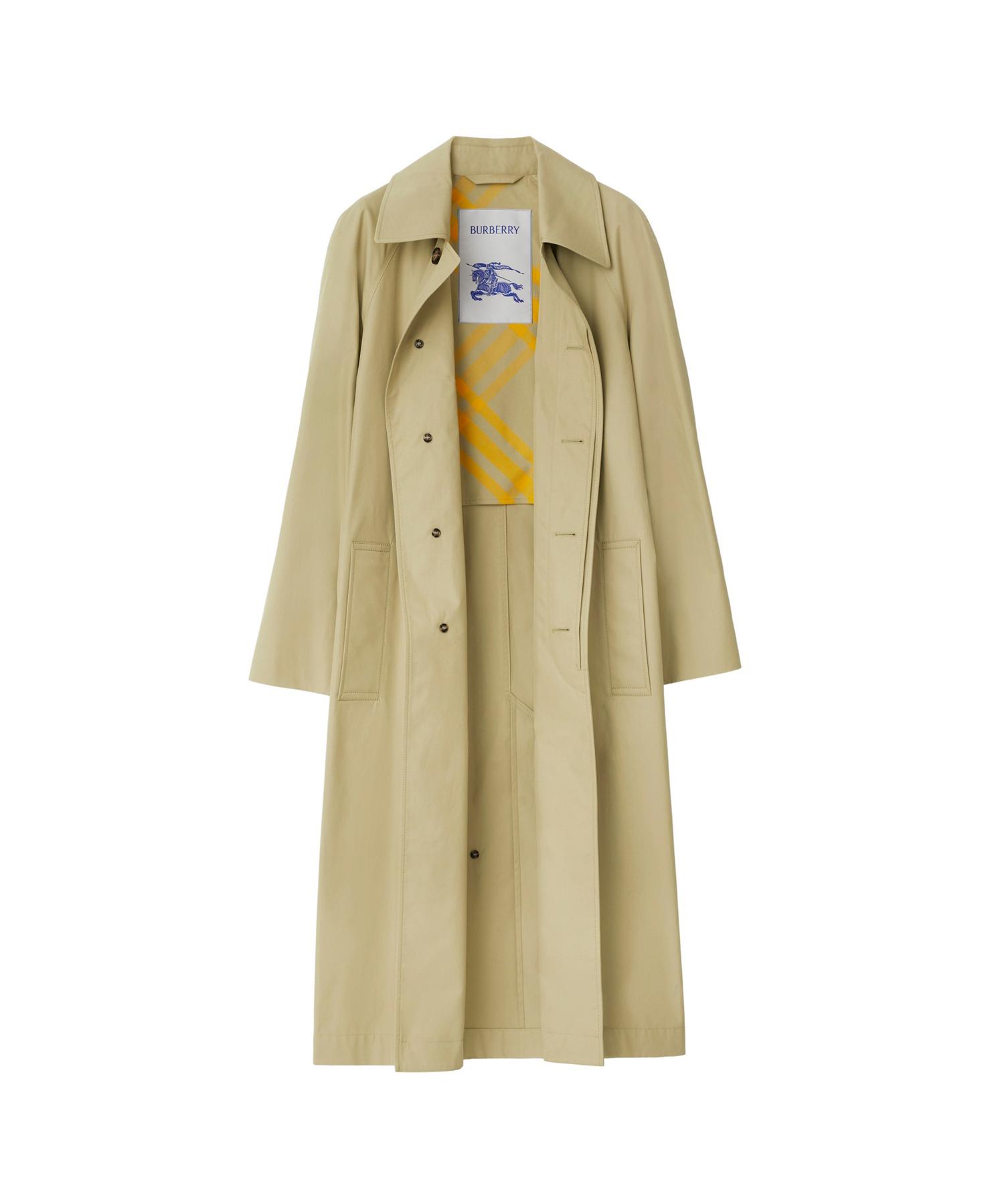 Burberry ロング ナイロンコットン パデッド カーコート ナイロンコットン カーコート (サンド) | Burberry®公式サイト