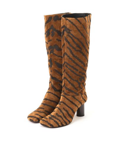 タイガーストライプロングブーツ