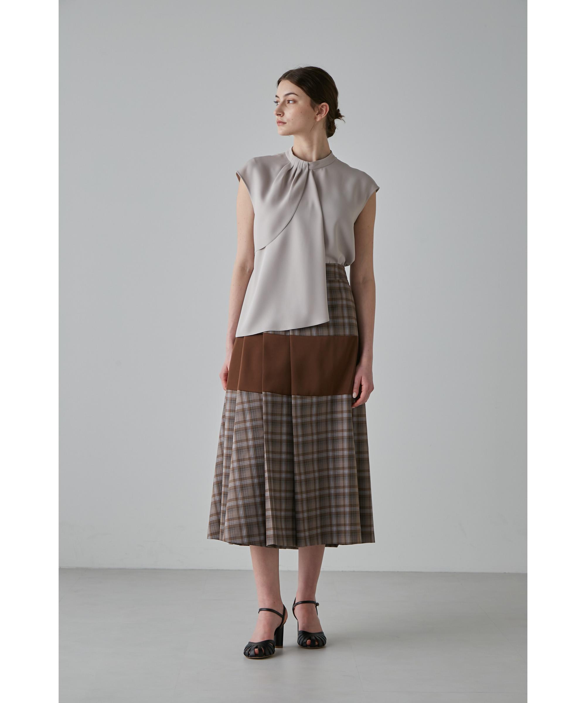 ADORE クリアクロススカート ブラウン 36 ADORE クリアクロススカート ブラウン 36