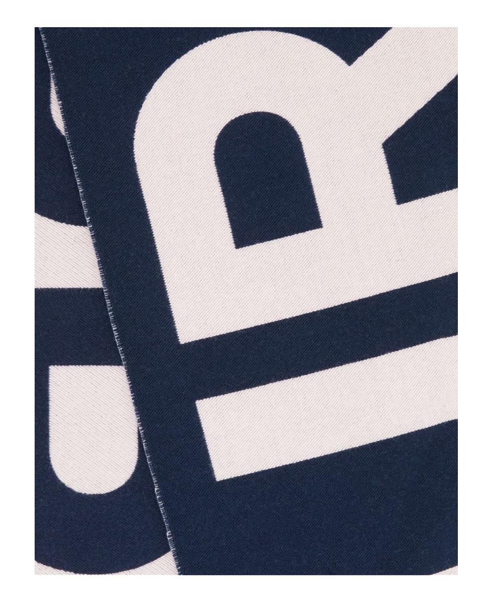 ★関税込★BURBERRY★ロゴウールジャカードスカーフ★ BURBERRY (バーバリー) ロゴ ウール ジャカードスカーフ
