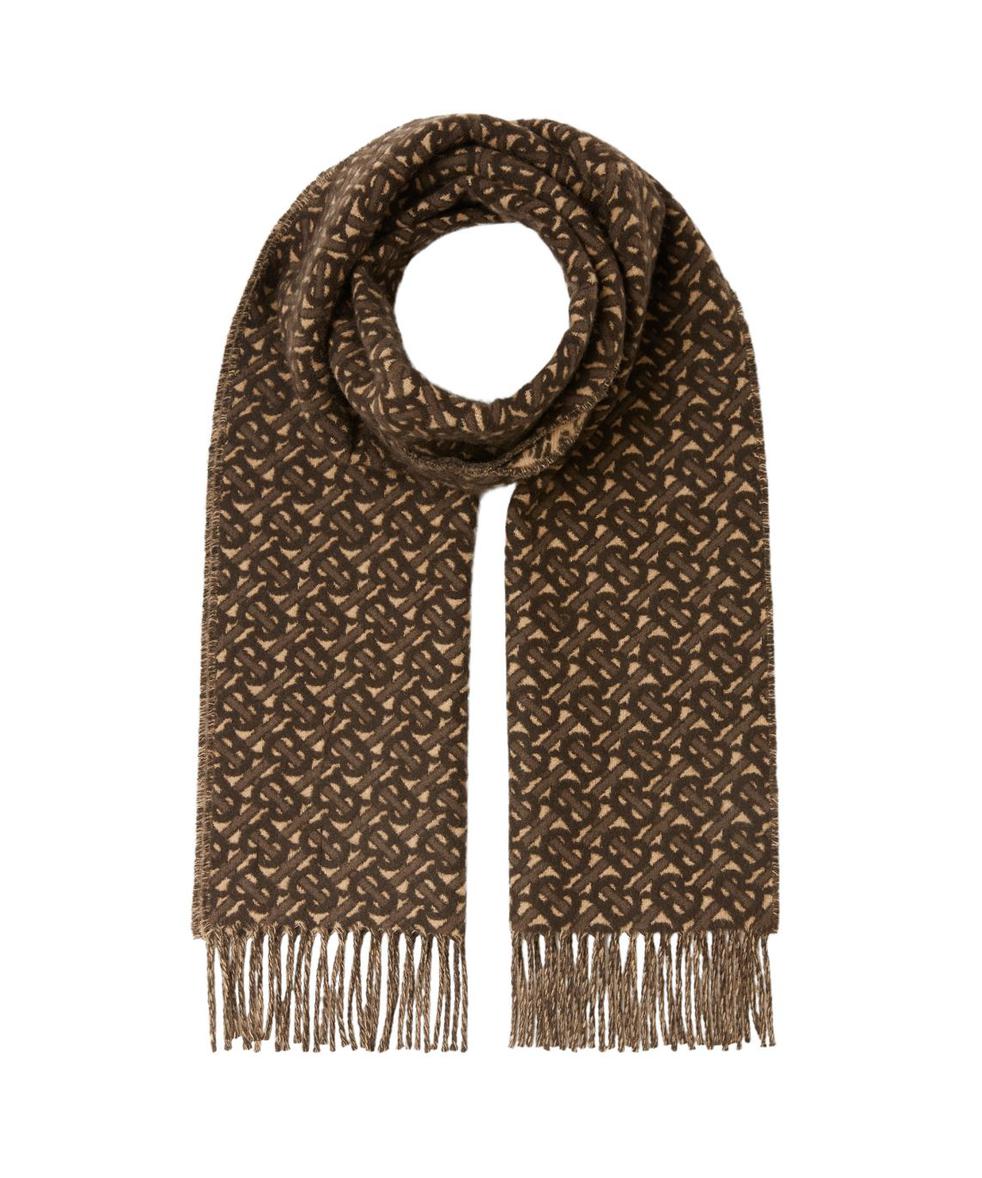 Burberry モノグラム カシミア ジャカードストール
