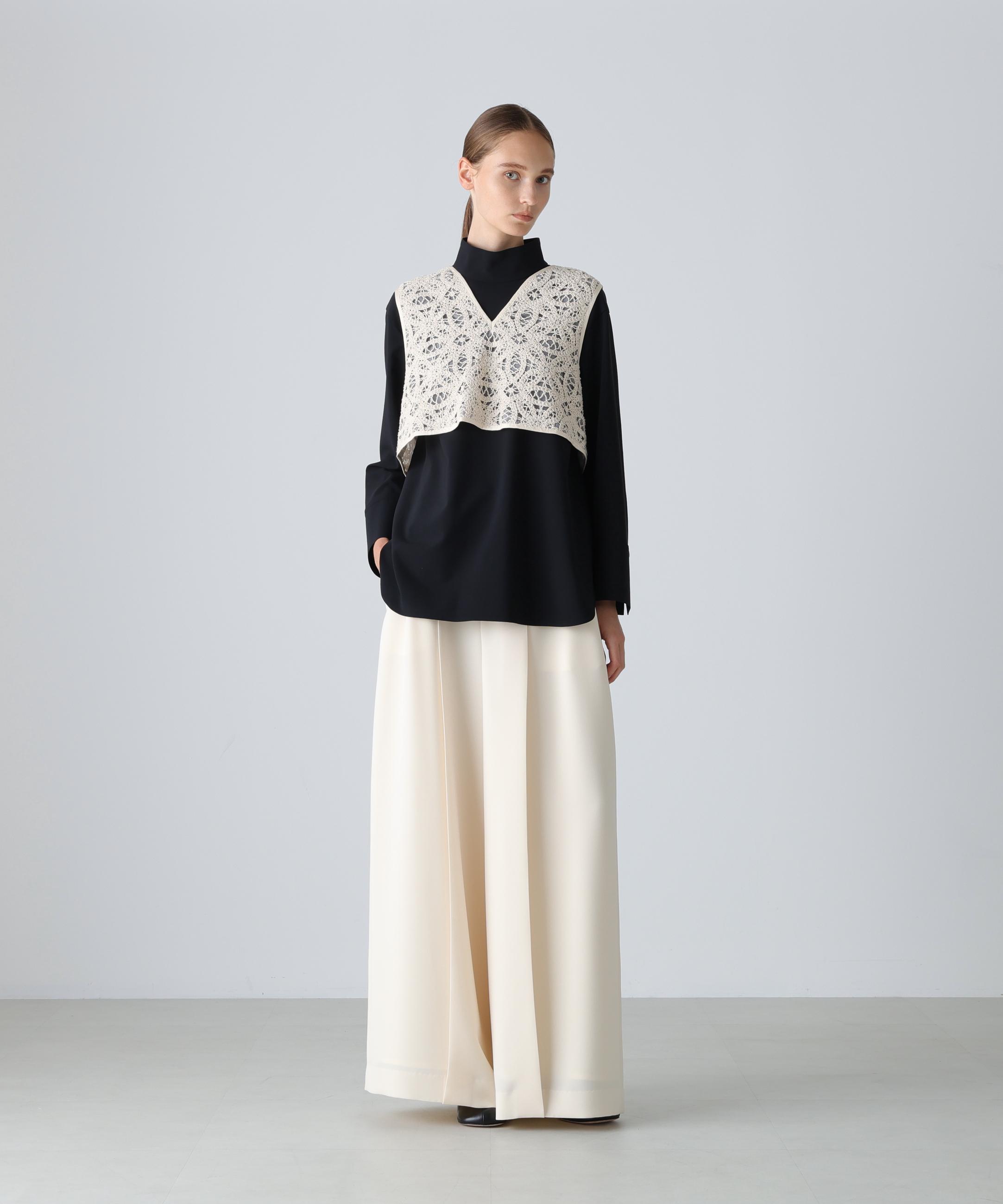 ADORE ドライタッチジョーゼットブラウス ブラック 38 ADORE ドライタッチジョーゼットブラウス ブラック 38