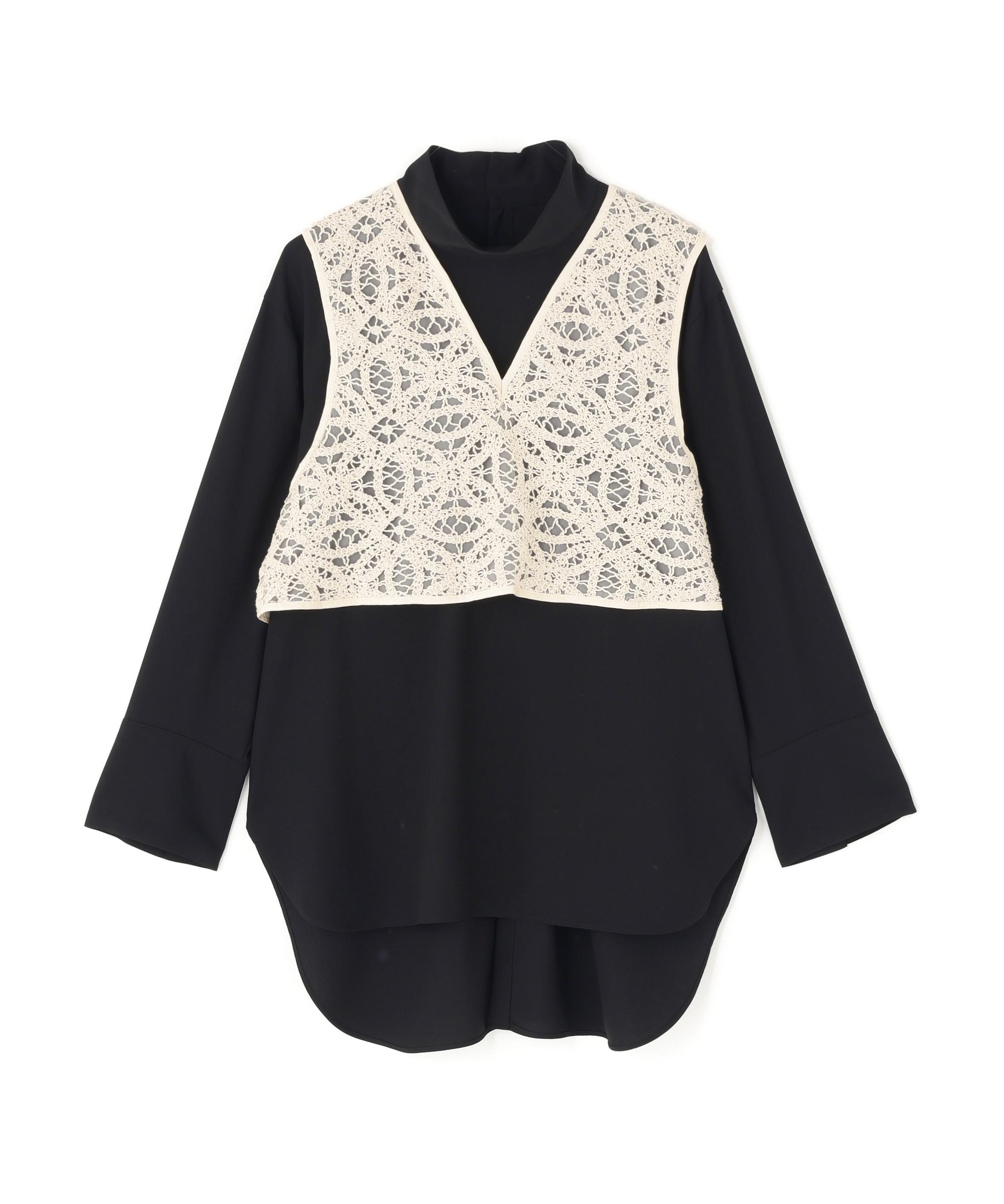 ADORE ドライタッチジョーゼットブラウス ブラック ３８