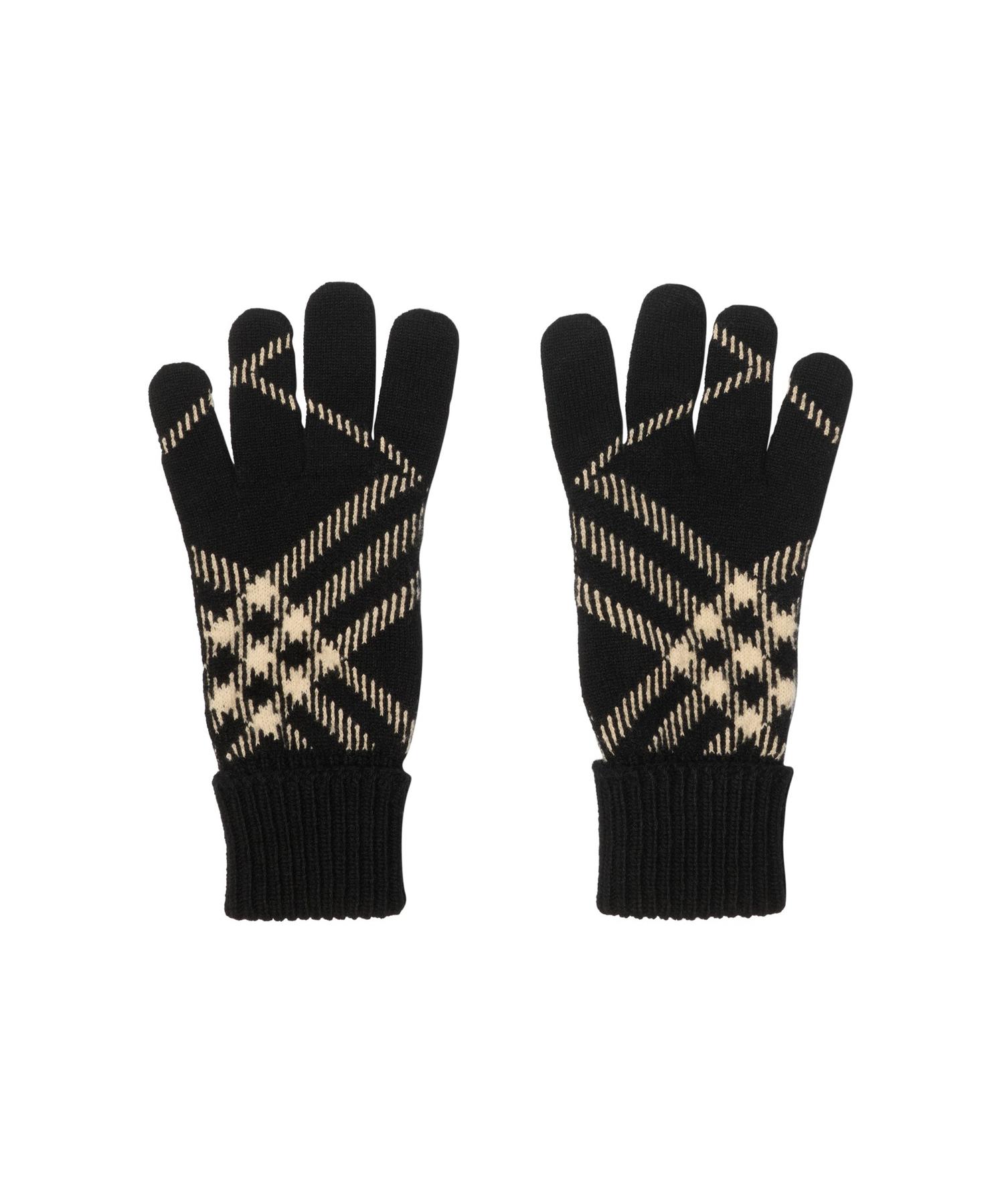 チェック カシミアブレンド グローブ(O10750475)｜HANKYU MEN'S / 阪急