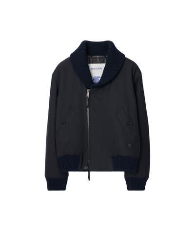 ウールブレンド ボマージャケット