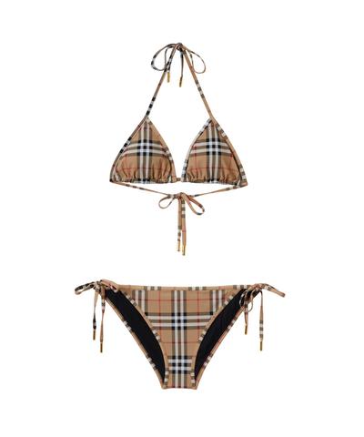チェック トライアングルビキニ