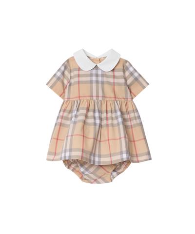 チェック コットンドレス ウィズ ブルマー