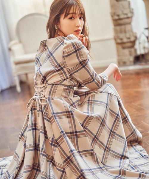 チェックサーキュラーワンピース O レディースファッション 阪急百貨店公式通販 Hankyu Fashion チェックサーキュラーワンピース O レディースファッション 阪急百貨店公式通販 Hankyu Fashion