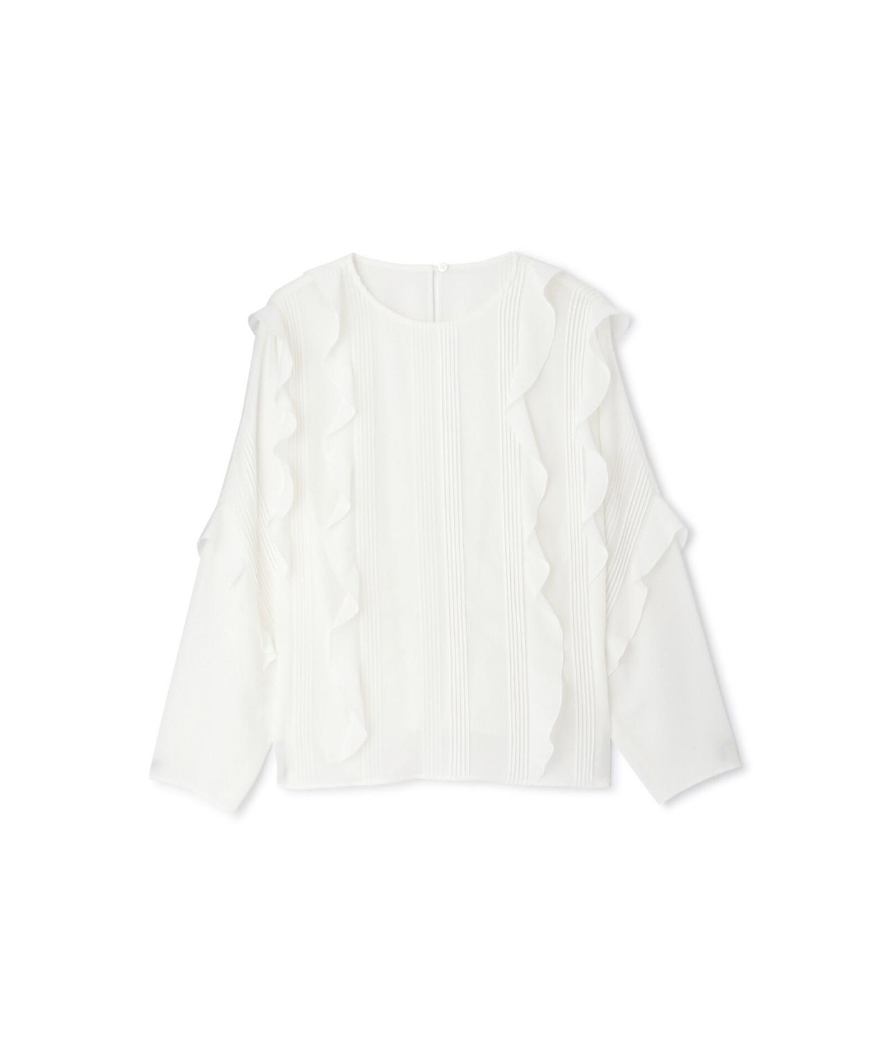 ADORE ◆タンブラーローンブラウス ホワイト 38 ADORE ◆タンブラーローンブラウス ホワイト 38
