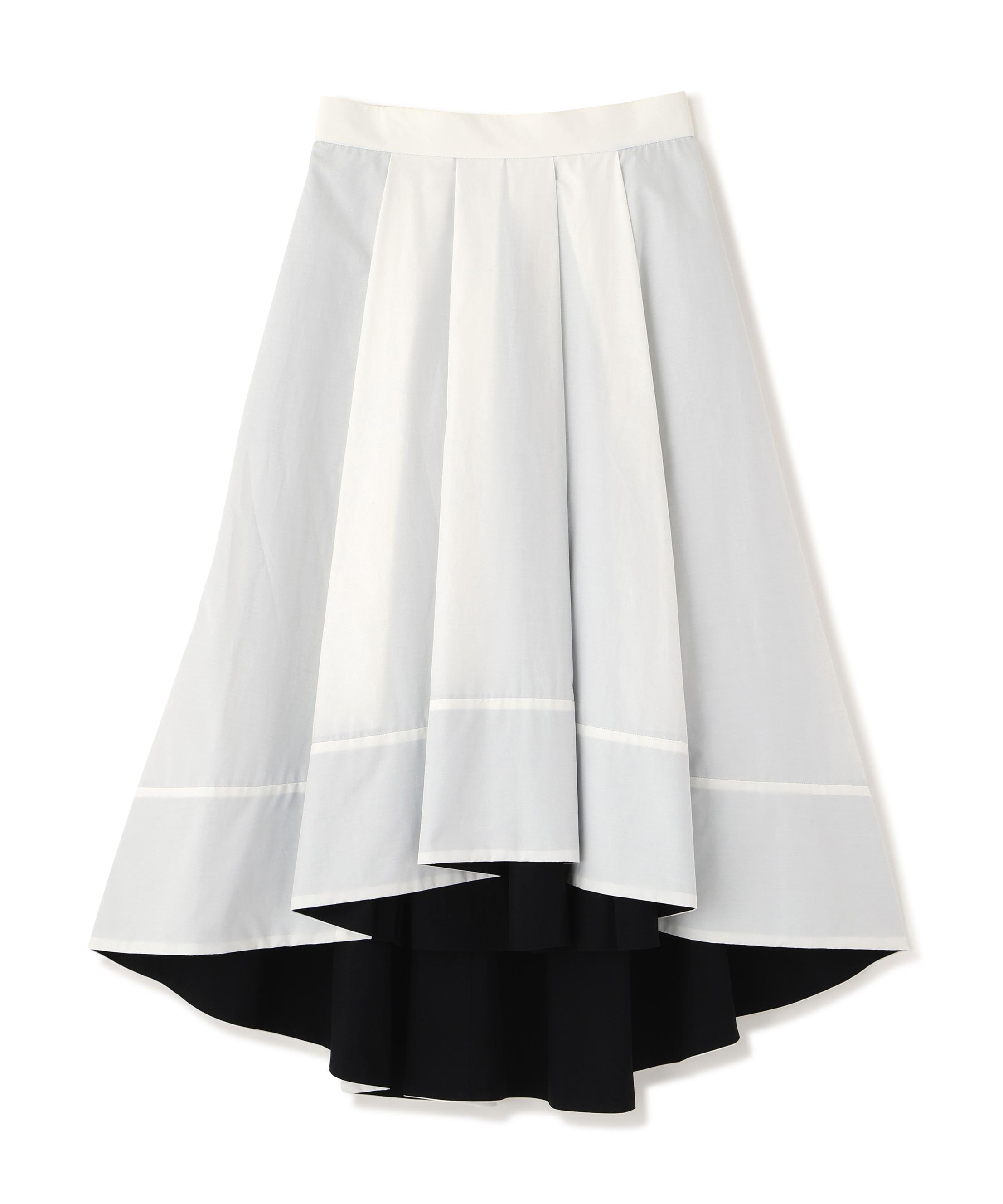 ADORE ◆ナイロンダンプスカート ホワイト 38 ADORE ◆ナイロンダンプスカート ホワイト 38