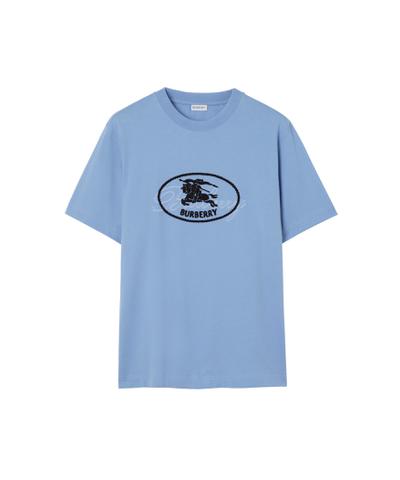 Knight Stamp Cotton T-shirt