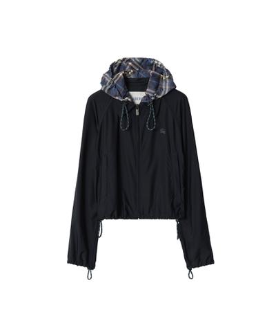 クロップド ニューコット フーデッドジャケット