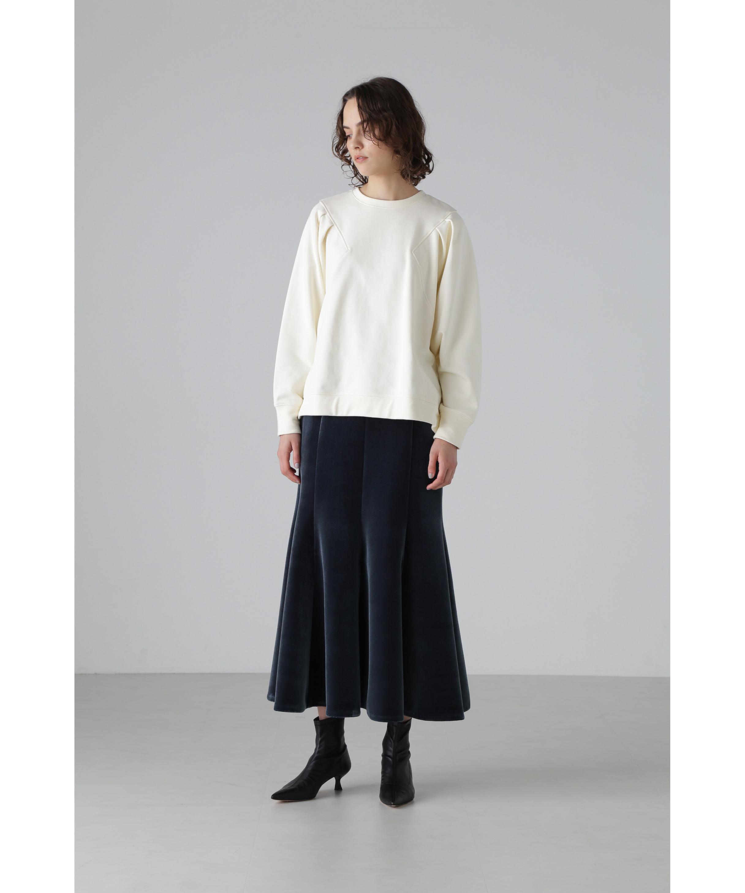 ADORE ボンディングベロアスカート グリーン 38 ADORE ボンディングベロアスカート グリーン 38