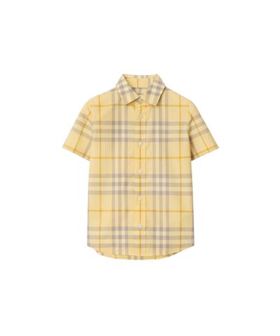 チェック コットンシャツ