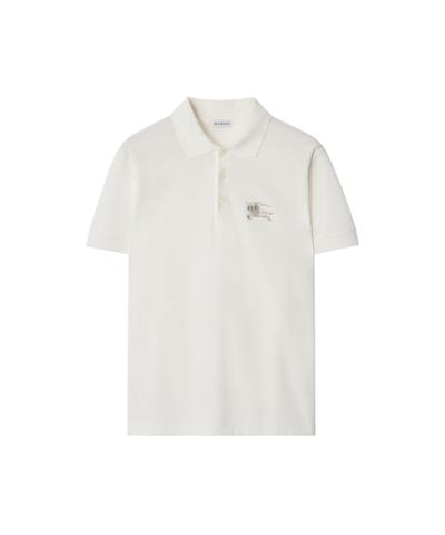 メタリックEKD コットン ポロシャツ