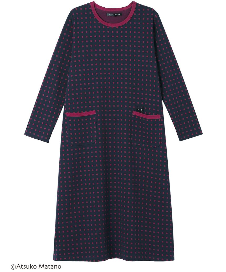 ATSUKOMATANO ワンピース(HNW402) コン LL(L2Y) ATSUKOMATANO ワンピース(HNW402) コン LL(L2Y)