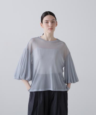 チュールジャージートップス