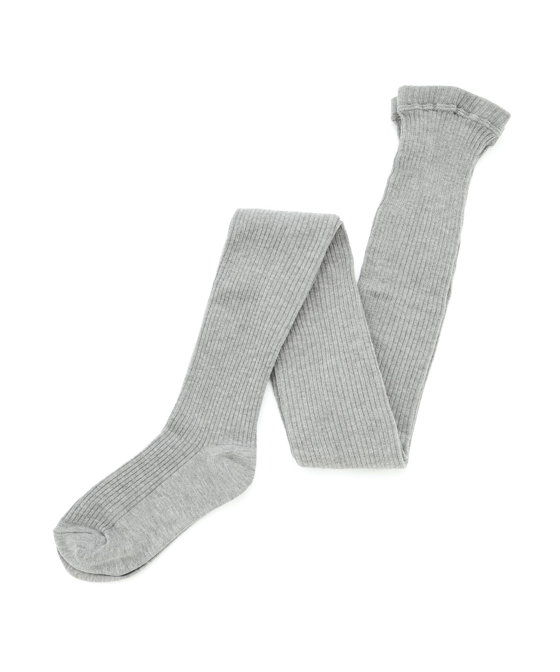 ADORE piedi nudi リブタイツ グレー FR ADORE piedi nudi リブタイツ グレー FR