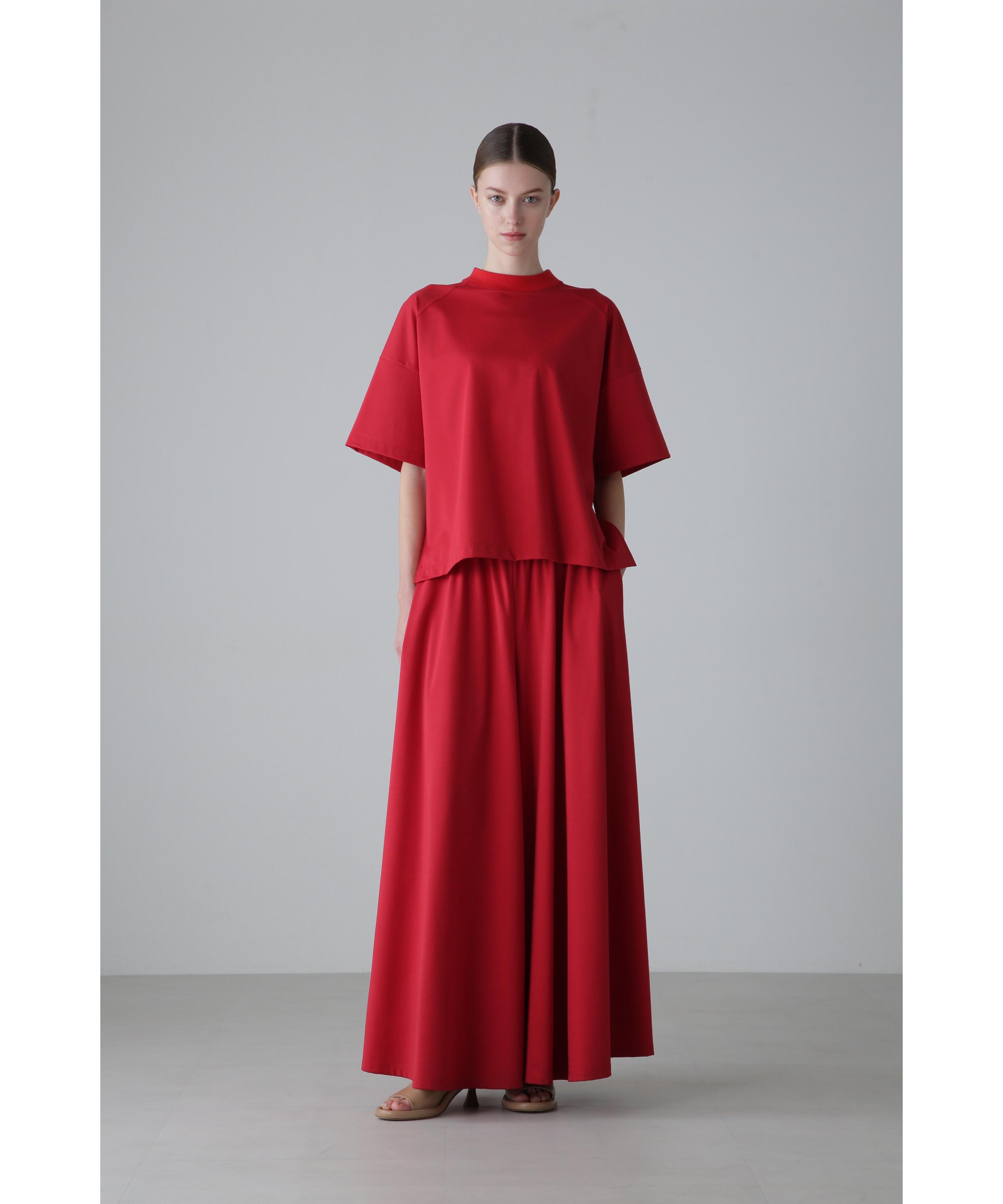 ADORE コンパクトハイブリッドジャージーパンツ レッド 38 ADORE コンパクトハイブリッドジャージーパンツ レッド 38