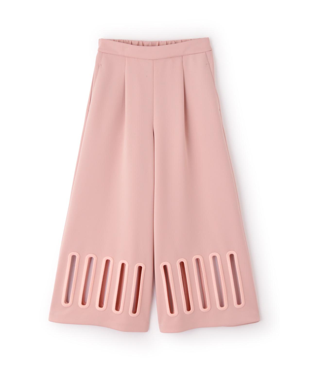 ADORE ◆オーバルカットワークパンツ ピンク 38 ADORE ◆オーバルカットワークパンツ ピンク 38