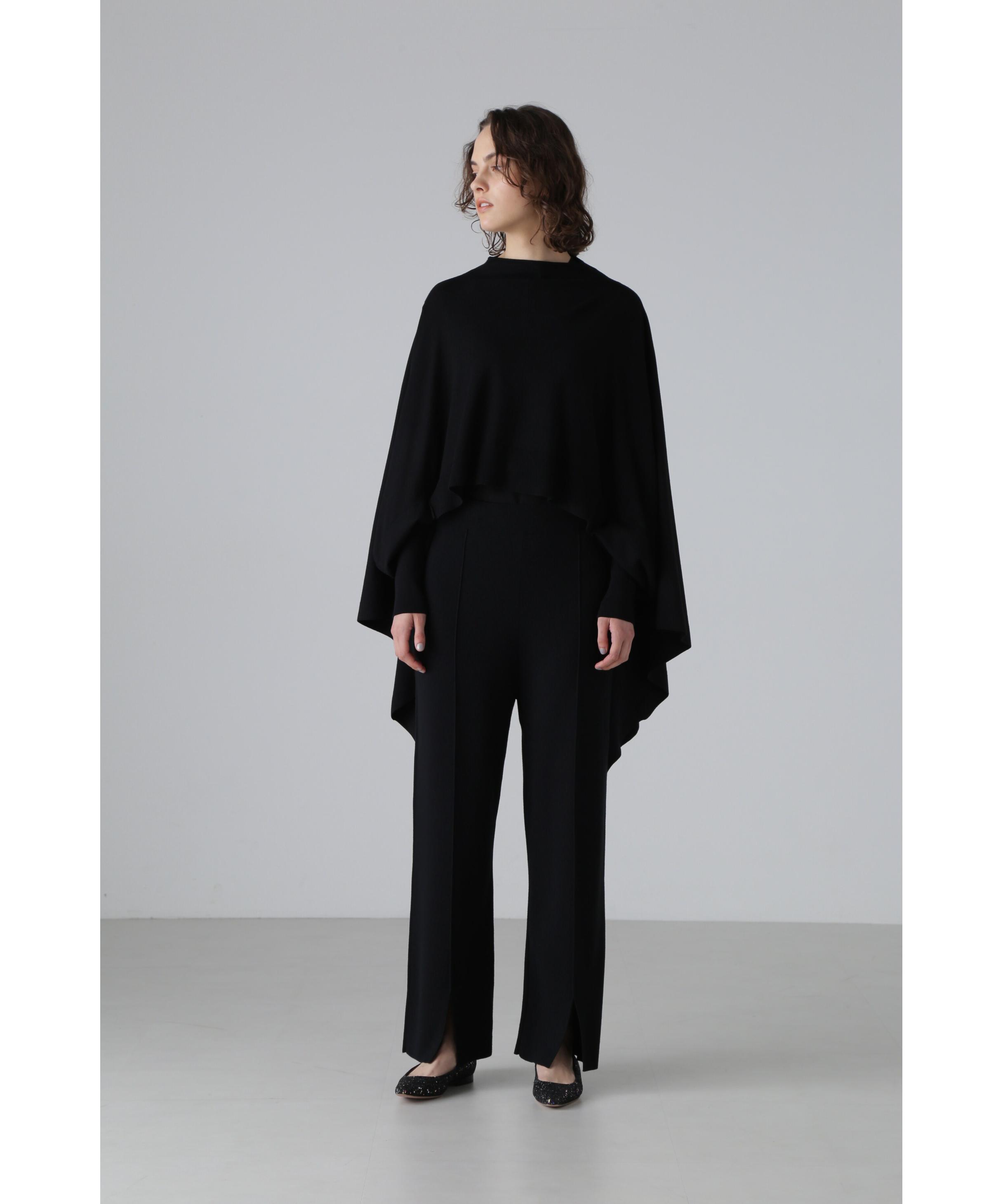 ADORE クリアストレッチニットパンツ ブラック 38 ADORE クリアストレッチニットパンツ ブラック 38