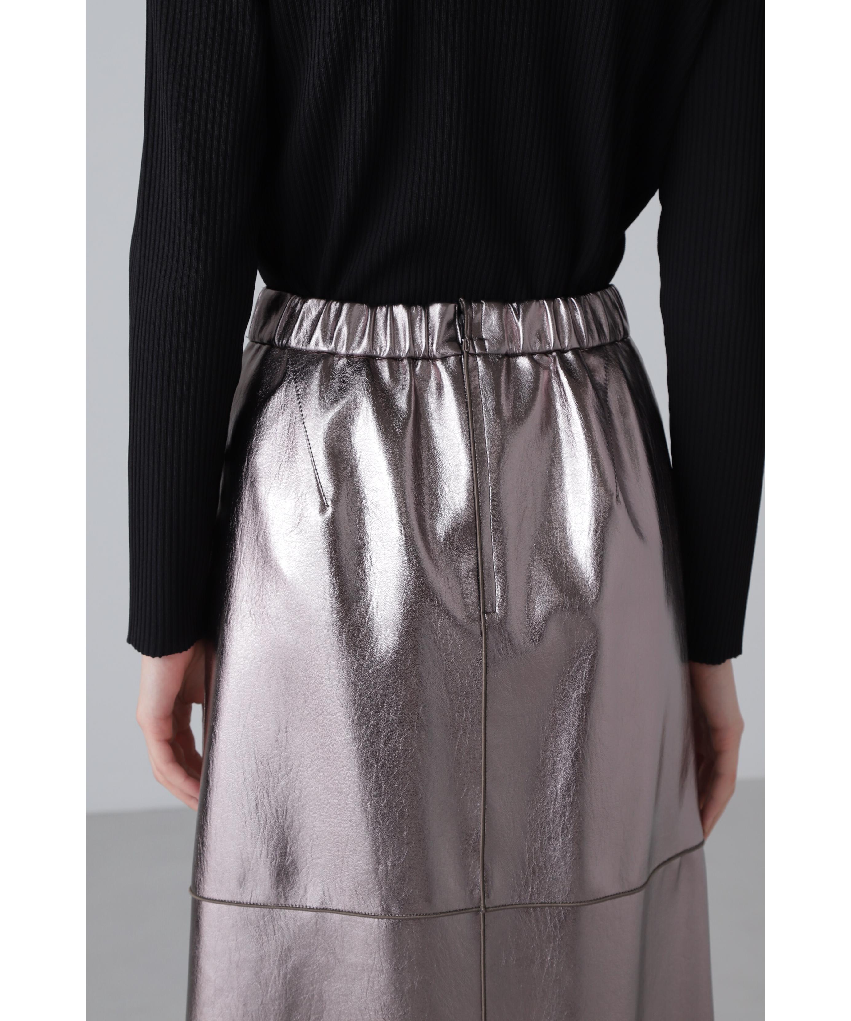 ADORE ◆メタリックフェイクレザースカート ◇メタリックフェイクレザースカート(O10586299)｜阪急百貨店