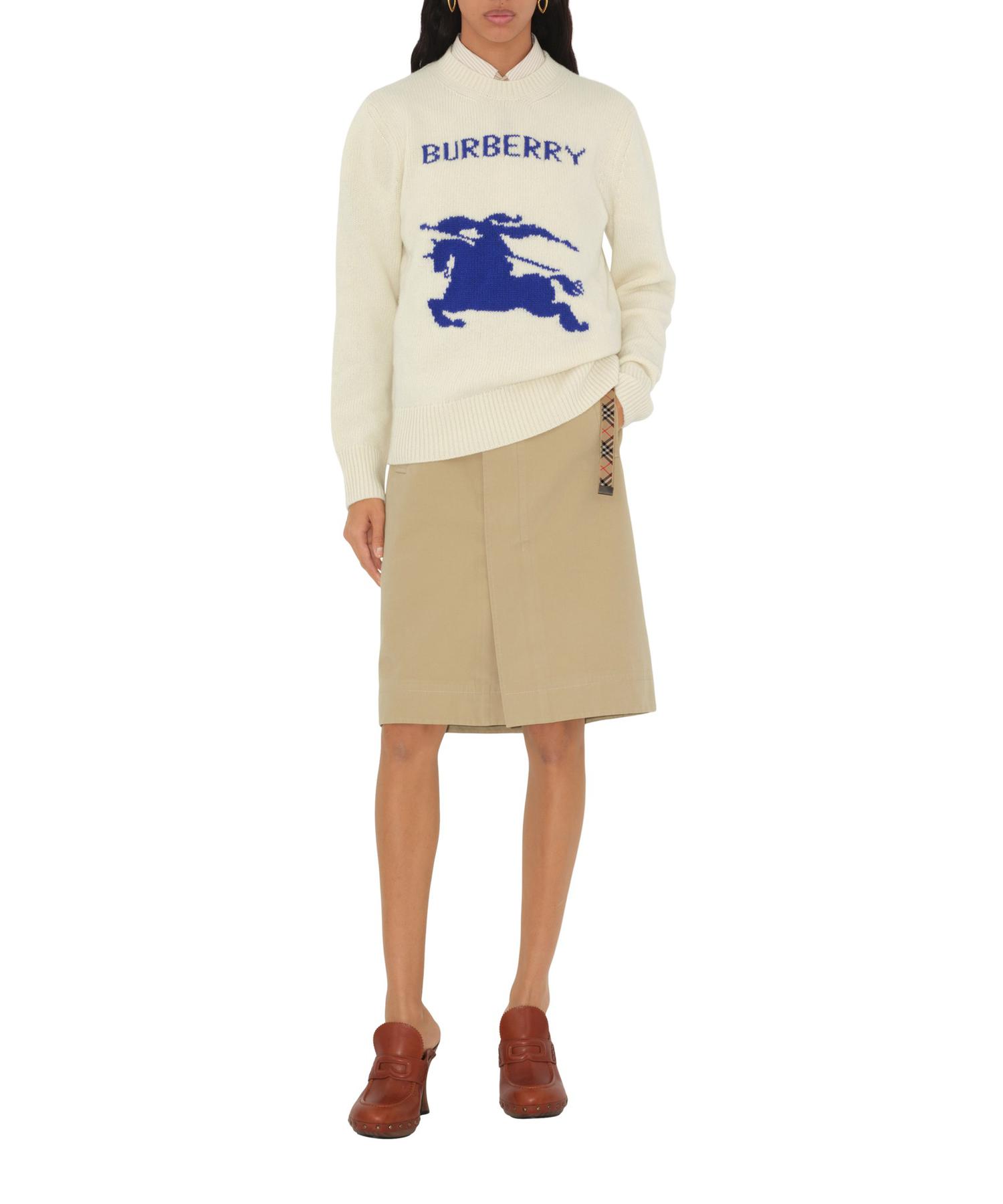 【BURBERRY】EKD ウールカシミア フーディー【関税送料込】 リバーシブル EKD カシミアスカーフ (キャメル／ブラック